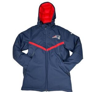 NWT NIKE NFL On-Field New England Patriots Storm-Fit 550 Down Parka Jacket Coat